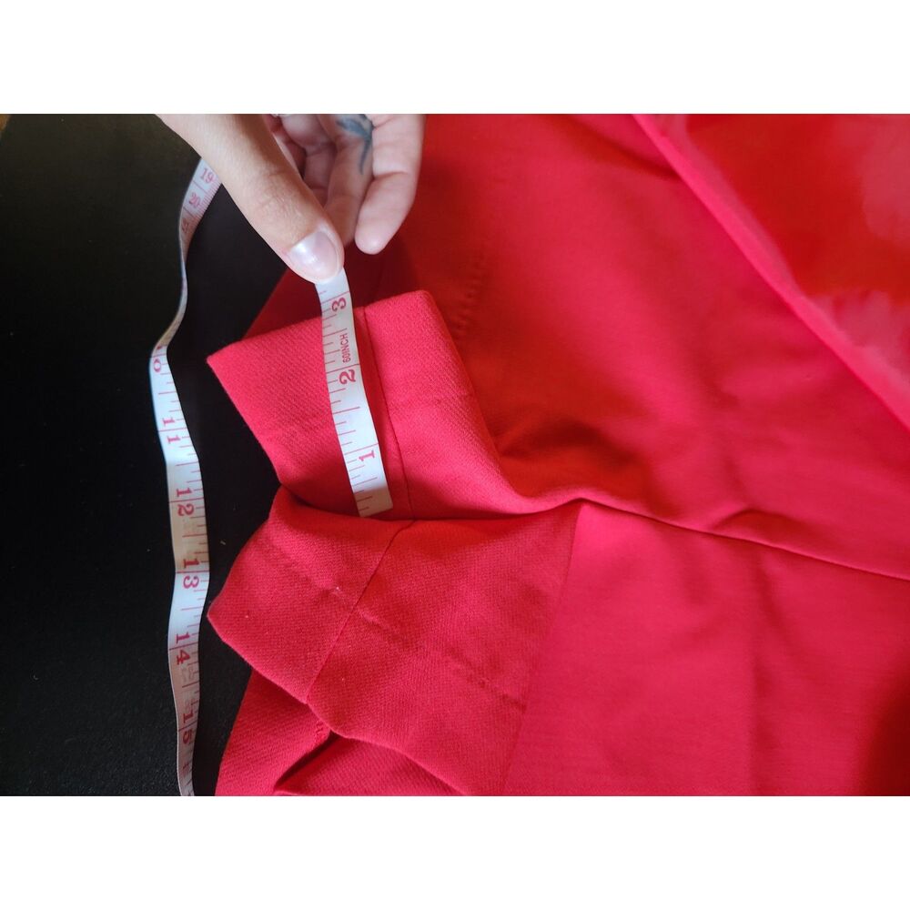 Francesca's Red Skort Wrap Front Mini Skirt Shorts Dressy High Waist